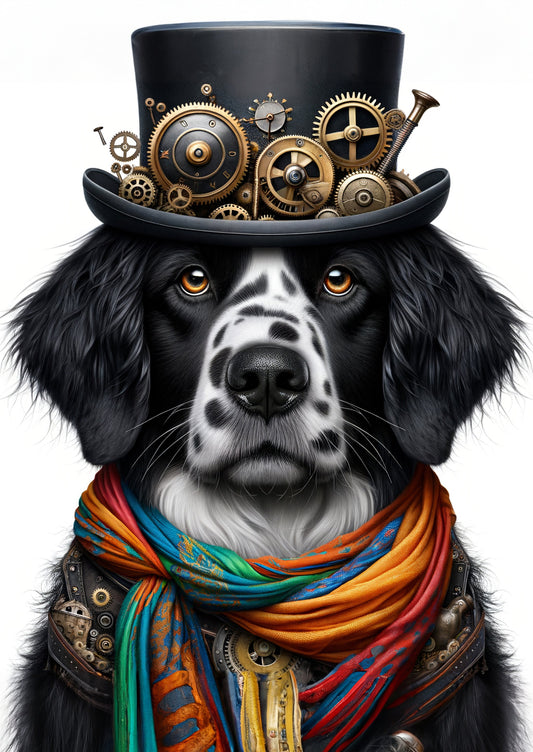 DIEGO DOG - Mint Decoupage Paper