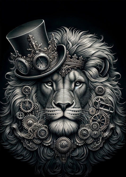 LEONARDO LION - Mint Decoupage Paper