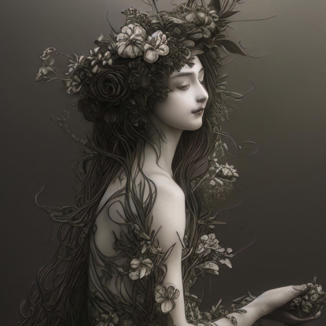 Siren - Mint Decoupage Paper