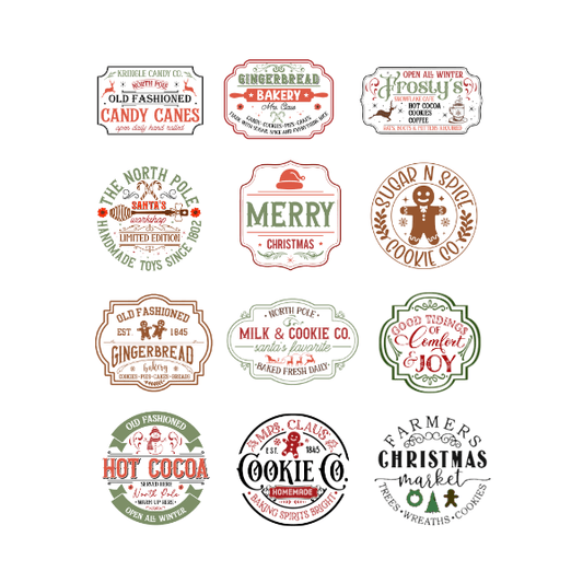 CHRISTMAS LABELS 5