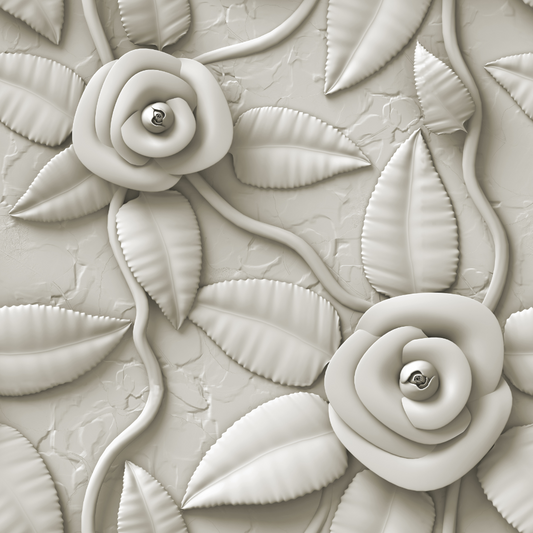 White Flower - Mint Tissue Paper