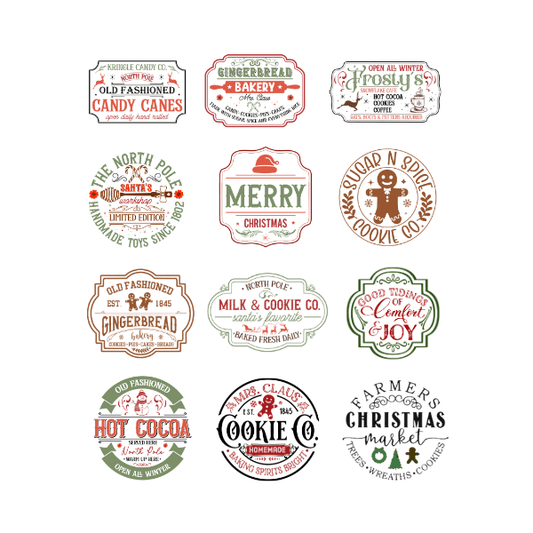 CHRISTMAS LABELS 5